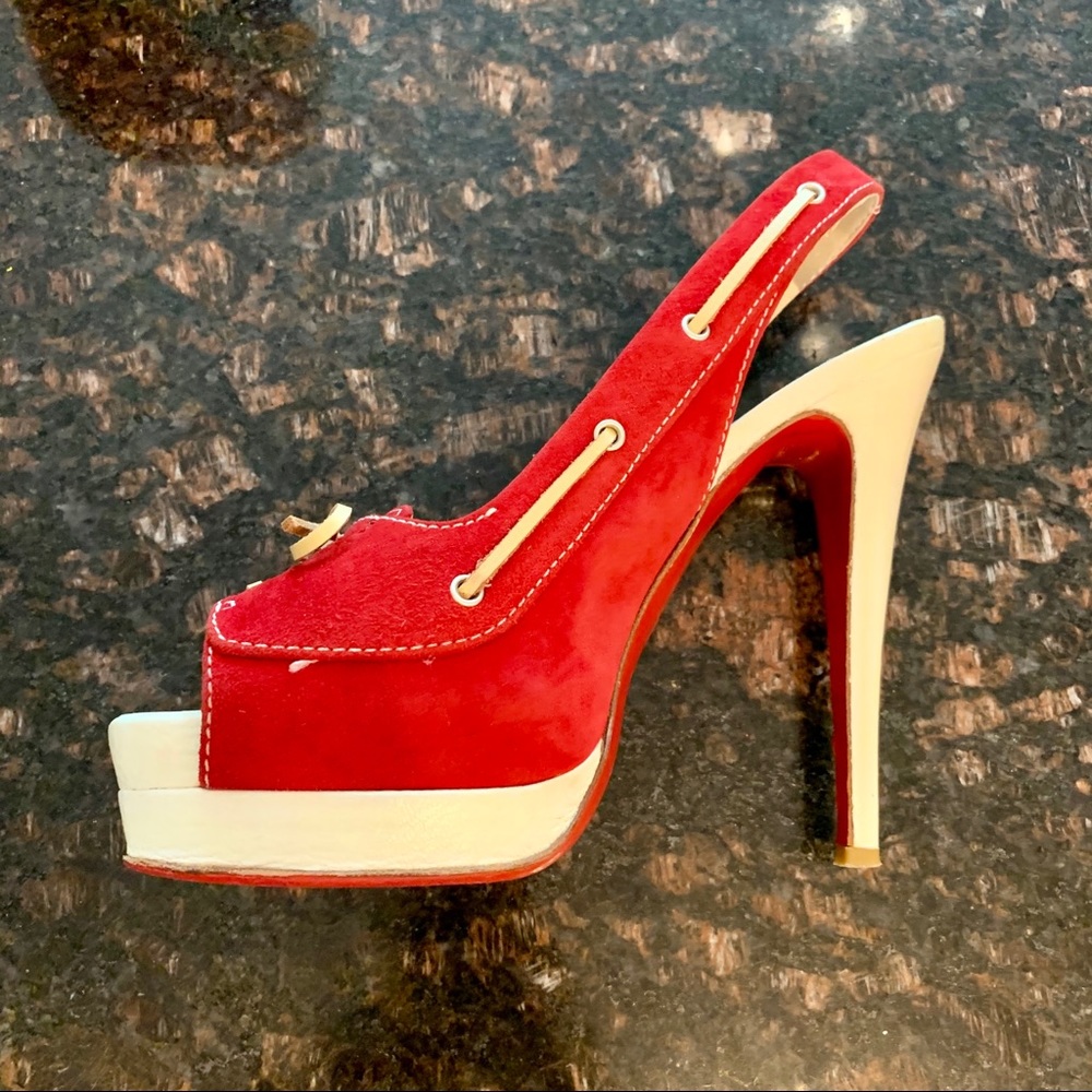 ✨SOLD✨Christian Louboutin Jefferson Peeptoe 140mm - Picture 3 of 11